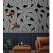 Abstract black and white wall mural Modern wallpaper