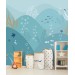 Underwater kids wall mural Baby boy room wall decal