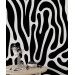 Abstract wallpaper black and white abstract shapes