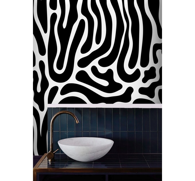 Abstract wallpaper black and white abstract shapes