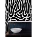 Abstract wallpaper black and white abstract shapes