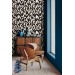 Dark botanical wallpaper leaves Elegant modern wall covering