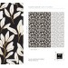 Dark botanical wallpaper leaves Elegant modern wall covering