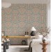 Vintage floral wallpaper pastel flowers