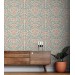 Vintage floral wallpaper pastel flowers