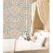 Vintage floral wallpaper pastel flowers