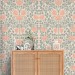 Vintage floral wallpaper pastel flowers