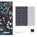 Dark botanical wallpaper, floral vintage design