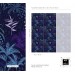 Dark blue tropical wallpaper vibrant palms