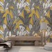 Tropical banana leaves wallpaper – modern botanical design