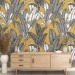 Tropical banana leaves wallpaper – modern botanical design