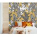 Tropical banana leaves wallpaper – modern botanical design