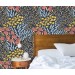 Colorful botanical floral wallpaper – nature-inspired design
