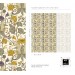 Vintage botanical wallpaper herbs and flowers