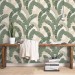 Large banana leaves wallpaper tropical design