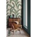 Large banana leaves wallpaper tropical design