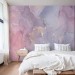Abstract wallpaper pink purple gold non metallic wall mural