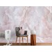 Marble wallpaper blush pink art wall mural