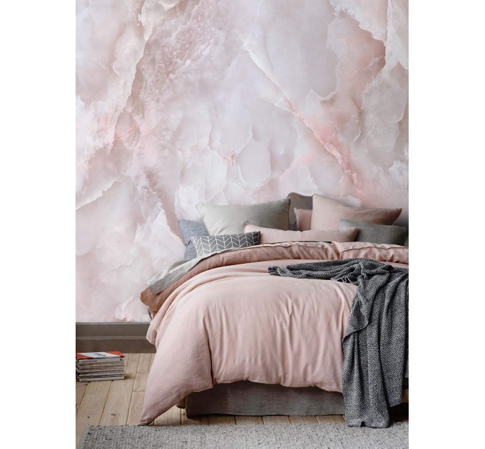 Marble wallpaper blush pink art wall mural