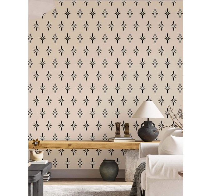 Minimalist wallpaper neutral, boho chic style