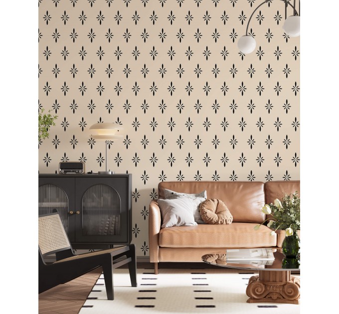 Minimalist wallpaper neutral, boho chic style