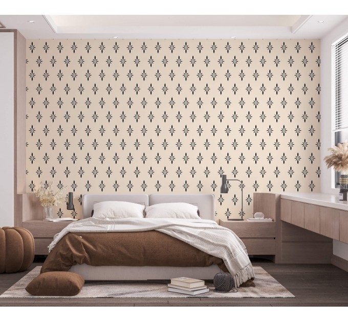 Minimalist wallpaper neutral, boho chic style