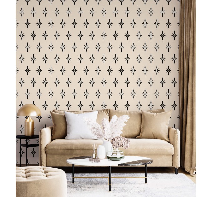 Minimalist wallpaper neutral, boho chic style