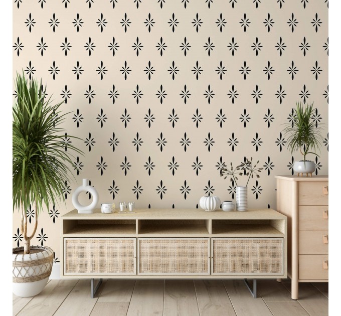 Minimalist wallpaper neutral, boho chic style