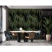 Dark tropical wallpaper palm leaves