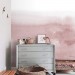 Abstract wallpaper watercolor dusty pink art wall mural