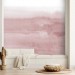 Abstract wallpaper watercolor dusty pink art wall mural