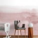 Abstract wallpaper watercolor dusty pink art wall mural