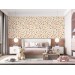 Nursery wallpaper baby girl room polka dot design