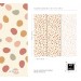 Nursery wallpaper baby girl room polka dot design