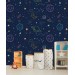 Space wallpaper baby boy room planets and stars
