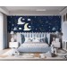 Space wallpaper baby boy room planets and stars