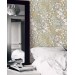 Floral wallpaper accent wall flowers