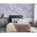 Pastel floral wallpaper lilac flowers