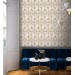 Art deco wallpaper geometric white gold non metallic