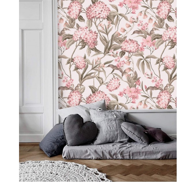 Pastel floral wallpapr delicate flowers