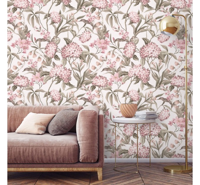 Pastel floral wallpapr delicate flowers
