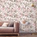 Pastel floral wallpapr delicate flowers