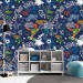 Kids wallpaper comics Boys room Teenager wall mural