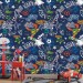 Kids wallpaper comics Boys room Teenager wall mural