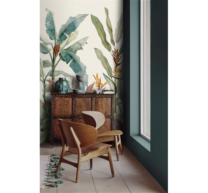 Tropical wallpaper mural Large palms Jungle wall paper