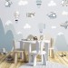 Boys wall mural mountains and planes nursery wallpaper