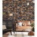 Dark tropical wallpaper palms, accent wall