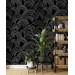 Dark wallpaper minimalist lines black and white rainbows