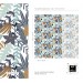 Floral accent wallpaper flowers and leaves