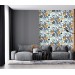 Floral accent wallpaper flowers and leaves